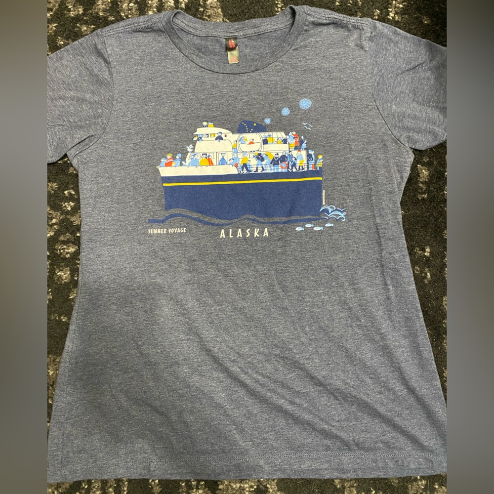 Blue Alaska t-shirt